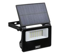 Sealey Extra-Slim Solar Floodlight with Wall Bracket 20W SMD LED LED20S