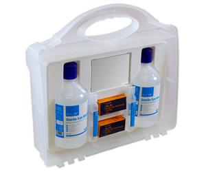 Sealey Eye Wound Wash Station Sterile Emergency Pack For Garages Workshops Ews01