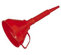 Sealey F16F Funnel With Flexible Spout And Filter Medium 160Mm