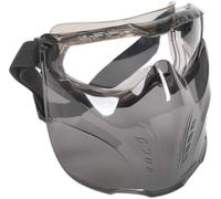 Sealey Faceshield Goggles With Detachable Dust Liquid UV Protection Full Rim