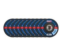 Sealey FD1158010 115mm Zirconium Flap Discs 80Grit 22mm Bore - Pack of 10