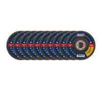 Sealey FD115EMIX 115mm Aluminium Oxide Flap Discs Assorted Grit 22mm Bore -