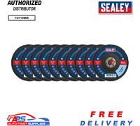Sealey FD115MIX 115mm Zirconium Flap Discs Assorted Grit 22mm Bore Pack of 10