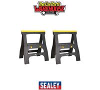 Sealey Trestles FDT42 FDT24 Heavy-Duty Folding Composite Set of 2
