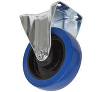 Sealey SCW3160FP Castor Wheel Fixed Plate Ø160Mm