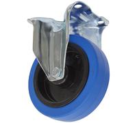 Castor Wheel Fixed Plate Ø125mm