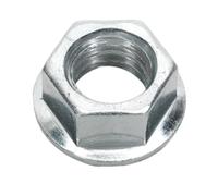 Sealey Flange Nut Serrated M10 Zinc 100 Pieces DIN 6923 FN10