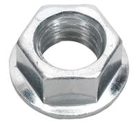 Sealey Flange Nut Serrated M10 Zinc DIN 6923 Pack of 100