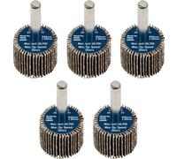 Sealey Flap Wheels Pack Of 5 25mm 20mm 60g