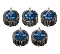 Sealey Flap Wheel 50 x 25mm 40Grit 6mm Shaft - Pack of 5 - FW5025405
