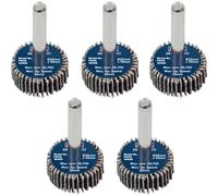 Sealey Flap Wheels Pack Of 5 25mm 10mm 40g
