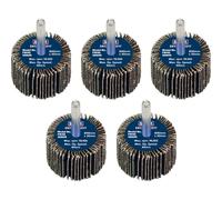 Sealey Flap Wheels Pack Of 5 40mm 30mm 60g
