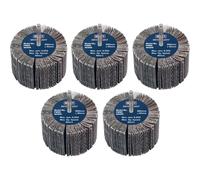 Sealey Abrasive Flap Wheel 80 x 40mm 40Grit 6mm Shaft - Pack of 5