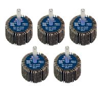 Sealey Flap Wheel 40 x 30mm 40Grit 6mm Shaft - Pack of 5 - FW4030405