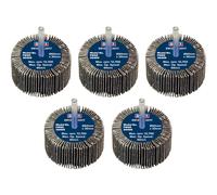 Sealey Flap Wheels Pack Of 5 60mm 30mm 40g