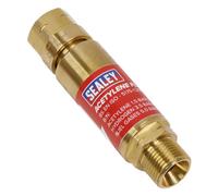 Sealey Flash Back Arrestor Acetylene With Thermal Cut Off Colour Coded Sga4/fba