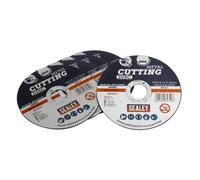 Sealey Flat Cutting Disc 115 X 1.2mm 22mm Bore - Pack Of 5 Pieces Ptc/115Cet5