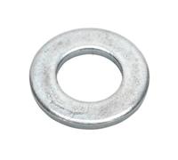 Sealey Flat Washer M12 X 24mm Form A Zinc Din 125 - Pack Of 100 Fwa1224