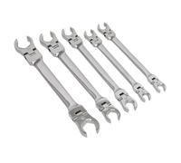 Sealey AK2652 Flexi-Head Flare Nut Spanner Set 5Pc