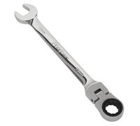 Sealey Flexi-Head Ratchet Combi Spanner Chrome Vanadium Steel 13mm Fhrcw13