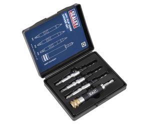 Sealey Flip Over Screwdriver Countersink Set 4pc Quick Change 1/4" Shank FDS4