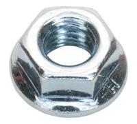 Sealey FN8 Flange Nut Serrated M8 Zinc DIN 6923 Pack of 100