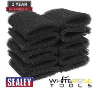 1x Sealey Foam Filter for PC195SD Pack of 10 - PC195SDFF10