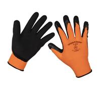 Sealey Worksafe Foam Latex Grip Gloves