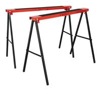 Sealey FDT2 Fold Down Trestles Pair 100Kg Capacity Per Trestle