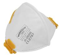 Sealey Fold Flat Mask FFP1 Pack of 10