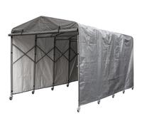 Sealey 2.5 X 4.5 X 2.5M Extending Steel Garage Extension Uv Protection Fge01