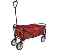 Sealey Folding Garden Hand Cart Canvas Trolley 70KG Wheels