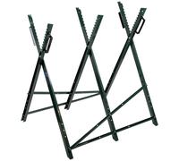 Sealey Folding Saw Horse, 100kg Capacity, Log Holder, Trestle, Workbench, 380mm Log Diameter - LSH100