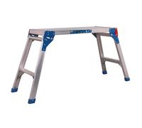 Sealey Folding Platform Aluminium 2-Tread EN 131 Ribbed Non-Slip