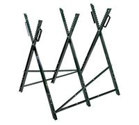 Sealey Folding Saw Horse, 100kg Capacity, Log Holder, Trestle, Workbench, 380mm Log Diameter - LSH100
