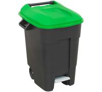 Sealey Refuse/Wheelie Bin with Foot Pedal 100L - Green