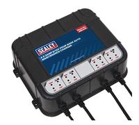 Sealey Four Bank 6/12V 8AMP (4 X 2A) Auto Maintenance Charger