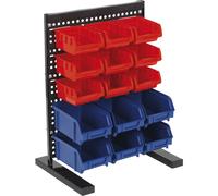 Sealey Freestanding Bench Rack and 15 Storage Bins