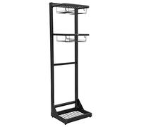 Sealey - Freestanding Motorcycle Helmet & Gear Tidy - MS081FS, Black