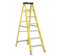 Sealey Fibreglass Step Ladder FSL7 – 6-Tread – EN 131