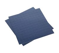 Vinyl Floor Tile with Peel & Stick Backing - Blue Coin Pack of 16