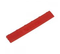 Sealey Anti Slip Polypropylene Female Edging Tile Red 400mm 60mm Pack of 6