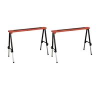 Sealey FTAL12 Fold Down Trestle with Adjustable Legs - Pair