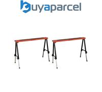Sealey FTAL12 Fold Down Trestle with Adjustable Legs - Pair