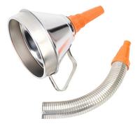 Sealey Funnel Metal With Flexi Spout & Removable Brass Filter 160mm Fm16F