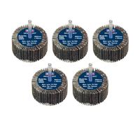 Sealey FW6030805 60 x 30mm Abrasive Flap Wheel with 6mm Shaft 80Grit - Pack of 5