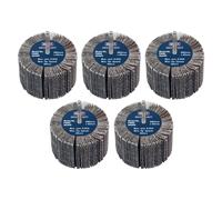 Sealey FW8040405 Abrasive Flap Wheel 80 x 40mm 40Grit 6mm Shaft - Pack of 5