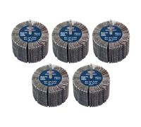 Sealey FW8040805 80 x 40mm Abrasive Flap Wheel with 6mm Shaft 80Grit - Pack of 5