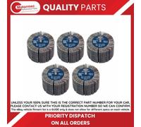 Sealey FW8040ASS 80 x 40mm Abrasive Flap Wheel on 6mm Shaft Assorted Grit - PK 5