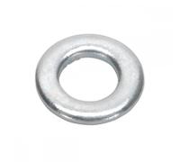 Sealey FWA510 Flat Washer Din 125 - M5 X 10Mm Form A Zinc Pack Of 100